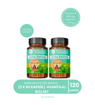 Evita Retinol Vitamin A & E İkili Paket Cilt Yenileme, Anti-Aging ve Antioksidan Desteği