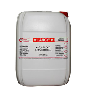 Lansy Yağ Çözücü Endüstriyel 20 KG (Beyaz - Beyaz)