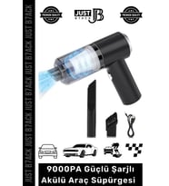 #OtoSüpürge 9000PA Çekiş Güçlü Emiş Gücü Hafif 4000mAh Lityum Pil Şarjlı Araç Süpürgesi