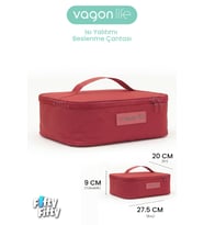 Isı Yalıtımlı Termal Yemek Beslenme Çantası Mama Taşıma Termos Çanta Sıcak ve Soğuk -FFVGNB1060 (Yavruağzı)