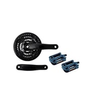 Bisiklet 3 Lü Aynakol&pedal Komple Set (Siyah)