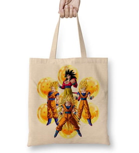 Dragon Ball Goku Bez Çanta Uzun Saplı
