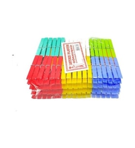 PLASTİK GÖKKUŞAĞI MANDAL 144 PARÇA (5343)