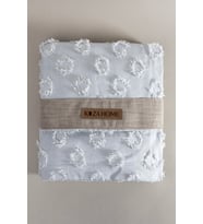 Koza Home Sitra Gri Çift Kişilik Püsküllü Yatak Örtüsü 230x250 2 Yastık 50x70 5033