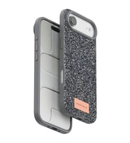 Onegif Apple iPhone 17 Air Bright Simli Kapak - Gümüş