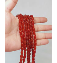 Akik Taşı Arpa Kesim Dizi 6*8.5mm (49974)