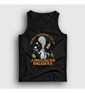 Presmono Unisex Siyah Advanced Drinker Roger Smith Dizi American Dad Atlet 299098tt