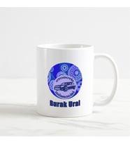 Otomotiv Mühendisi Kupa Bardak (1. Tasarım) (Beyaz)
