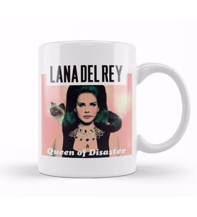 Lana Del Rey Queen Of Lana Kupa Bardak Porselen