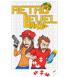 Retro Level Puzzle 240 Parça Yapboz