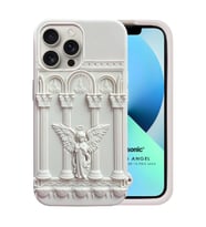 Microsonic Apple iPhone 12 Pro Kılıf Praying Angel Bej (Bej)