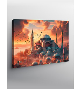 Kanvas Tablo Cami Manzarası
