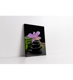 Spa Taşları ve Orkide (A.ALTIN)