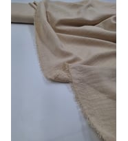 DÖKÜMLÜ KETEN KUMAŞ (Koyu Bej)