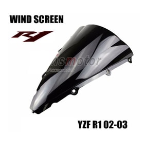Yamaha R1 2002-2003 Siyah Cam
