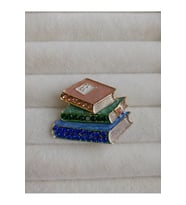 Mavi, Yeşil, Pembe Kitap Broş, Öğretmen, Arkadaş Broş (Çok Renkli)
