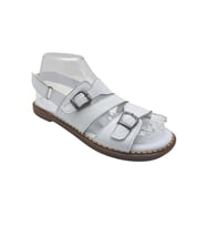 Hylos  Kadın Hakiki Deri Sandalet - BEYAZ - 39