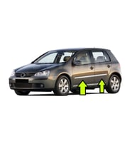 GOLF 5 YAN KAPI CITASI KROM 04-09