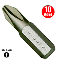 İzeltaş Bits Uç Yıldız Matkap Vidalama Ucu Ph2 x 25 mm - 10 Adet