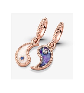 Yin ve Yang Işıltılı Sallantılı Charm