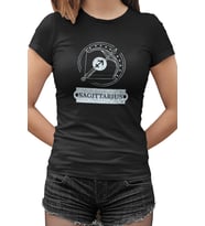 Sagitttarius Siyah Kadın Tshirt