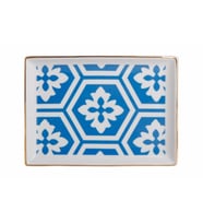 Porland Morocco Desen2 Mavi Kahvaltı Tabağı 18 cm 04A+P018775