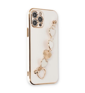 Apple İphone 12 Pro Kılıf Esila Silikon - Beyaz