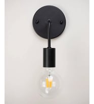 RİOLİGHT RETRO19,RUSTİK,VİNTAGE SİYAH 1XE27 DUYLU METAL DUVAR APLİK