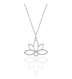925 Ayar Lotus Çiçeği Kolye