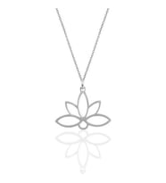 925 Ayar Lotus Çiçeği Kolye