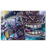Cakapuzzle Halk Düşmanı Grafiti Duvar Boyama  Puzzle Yapboz MDF (Ahşap) (120 Parça)