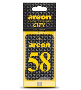 Areon City Vanilla Black 58 Oto Araç Kokusu