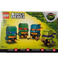 LEGO 40878  Brıckheadz Teenage Mutant Nınja Turtles Fıgures