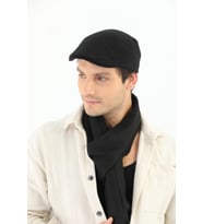 Kışlık Yün Spor Kasket (Siyah)