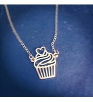 Gökdeniz 925 Cupcake Model 925 Ayar Gümüş Unisex Kolye