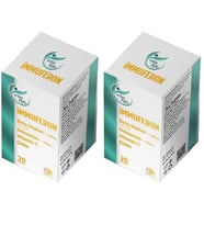 İmmuferon Beta Glucan 200 mg, Ekinezya 120 mg, Vitamin C, Çinko 30 Kapsül - 2'li