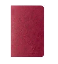 Clairefontaine My Essential Stapled 9x14 Çizgisiz Defter Bordo 734102C