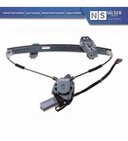 Honda Civic Kriko Cam Ön Sol (ELEKTRİKLİ MOTORLU) 1996-2000