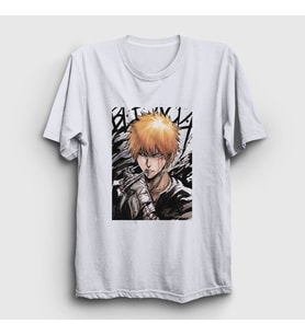 Presmono Unisex Beyaz Ichigo Anime Bleach T-Shirt 127520tt (Beyaz)