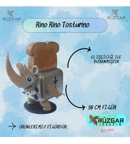 Rino Rino Tosturino Tung Tung Sahur Karakteri 10 Cm Figür