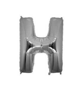 Folyo balon harf h gümüş 16 ınc(40cm) pk:1-