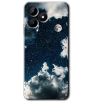 Realme C53 Kılıf HD Desen Baskılı Kılıf - Gece Gökyüzü