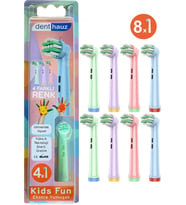 Kids Fun - Çocuklara Özel Extra yumuşak Oral B Şarjlı Diş Fırçası Yedek Başlığı - 8'li Yedek Başlık