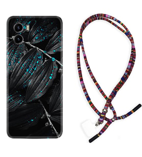Vivo Y15S Y32 Y33S Y51 Y53S Kılıf Boyun Asklı Rasta Silikon Foid Green 1643