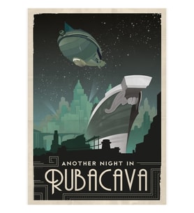 Grim Fandango Seyahat Posterleri - Rubacava Tablo Ahşap Poster Dekoratif
