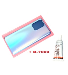 Tkgz Xiaomi Mi 11T Arka Pil Batarya Kapağı (CAM+B-7000) GRİ