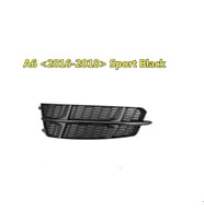 AUDİ - ÖN TAMPON IZGARA SAĞ ( SİYAH - S-LİNE ) A6 2015-