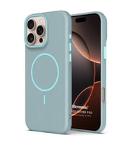 Microsonic Apple iPhone 16 Pro Kılıf MagLeather Pro Mavi (Mavi)
