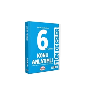 6. Sınıf Vip Tüm Dersler Konu Anlatımlı Editör Yayınları