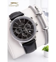 Slazenger Deri Kordon İç Fonksiyonları Aktif 10 Atm Suya Dayanıklı Erkek Kol Saati ESL.9.2539.X3